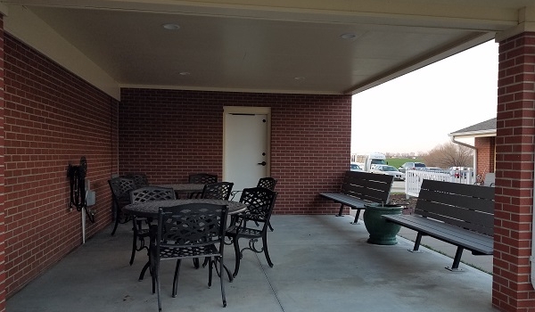 Patio and Storm Shelter_small East View Villa - patio
