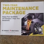 Midway Motors - 2 Year Maintenance Pkg